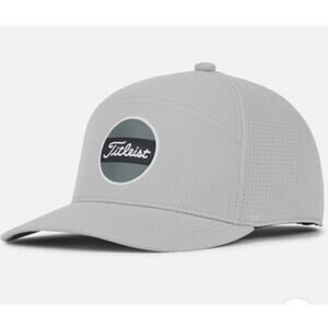 Titleist Golf Boardwalk mens hat stone gray accessory cap sports preppy snapback